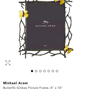 Michael Aram 8x10 Butterfly Grinko picture frame